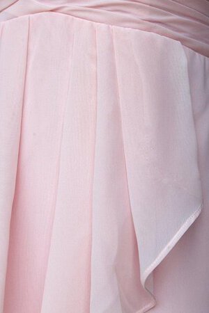 Reißverschluss Herz-Ausschnitt Plissiertes Geschichtes Chiffon Abschlusskleid