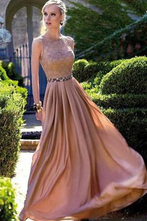 Paillette Chiffon Normale Taille Taft A Linie Ballkleid