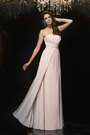 Chiffon A-Linie Prinzessin Ballkleid mit Empire Taille mit Rücken Schnürung