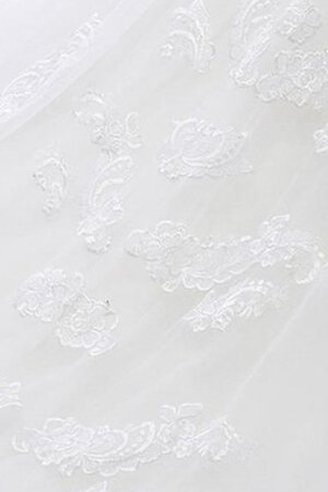 Organza Spitze Natürliche Taile Herz-Ausschnitt Tüll Brautkleid