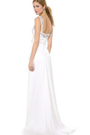 Strand Empire Taille Einfaches Brautkleid mit Schleife mit Gürtel