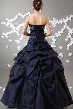 Pick-Ups Duchesse-Linie Taft Quinceanera Kleid mit Rüschen ohne Träger