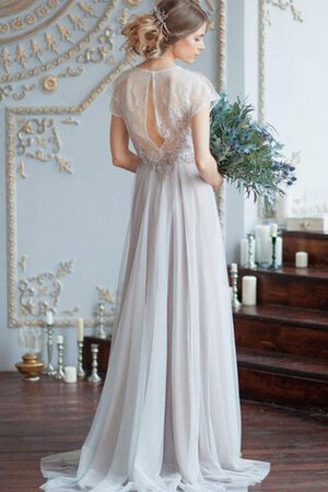 Beach Stil Klassisches Tüll Informelles Brautkleid aus Chiffon