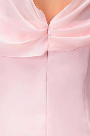 Reißverschluss Kurze Ärmeln Chiffon Romantisches Bodenlanges Brautmutterkleid