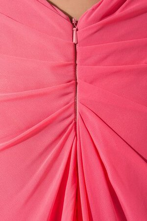 Chiffon Vorne Geschlitztes Bodenlanges Rocklänge-asymmetrisches Abendkleid