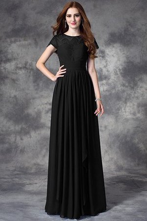 Chiffon Prinzessin A-Line Reißverschluss Anständiges Brautjungfernkleid