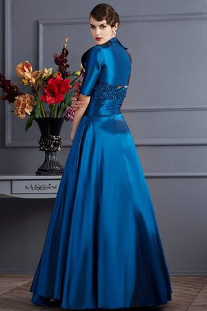 A-Linie Empire Taille Anständiges Bodenlanges Brautmutterkleid mit Applike