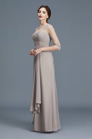 Chiffon Prinzessin Normale Taille A-Line Brautmutterkleid mit Rüschen