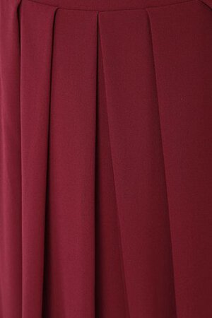 Ärmellos Chiffon Anständiges Schlichtes Brautjungfernkleid