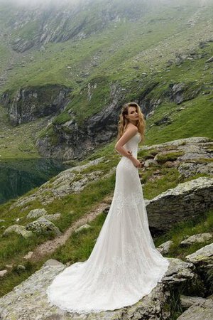 Etui Reißverschluss Elegantes Romantisches Bodenlanges Brautkleid