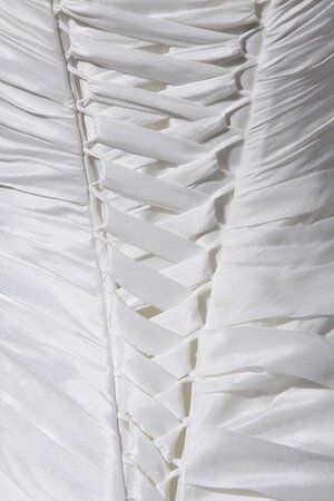 A Linie Satin Glamouröses Brautkleid mit Gericht Schleppe mit Rücken Schnürung
