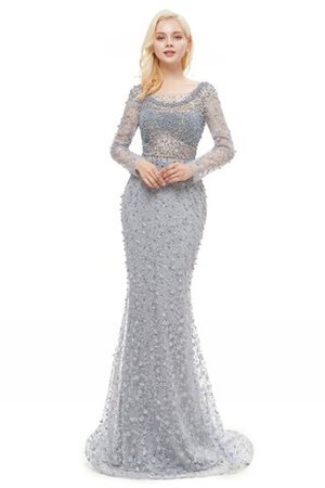 Zart Dehnbarer Satin Stilvolles Tolles Ballkleid mit Natürlicher Taille