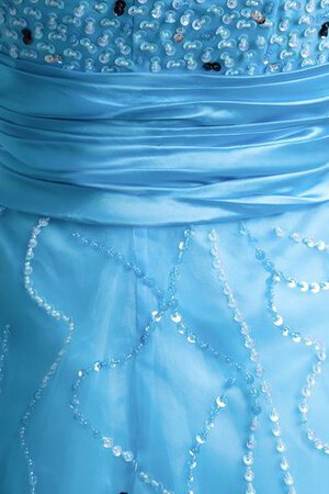 Ärmellos A Linie Perlenbesetztes Elegantes Abendkleid mit Herz-Ausschnitt