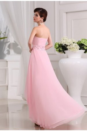 A Linie Chiffon Ärmelloses Normale Taille Ballkleid mit Herz-Ausschnitt