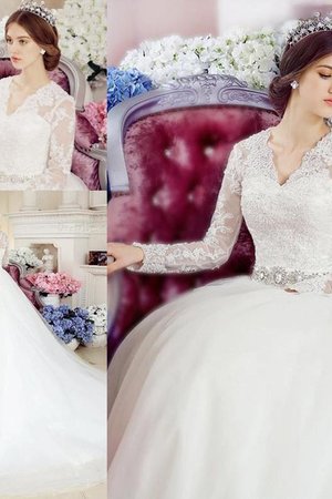 Bezaubernd Klassisches Swing Prächtiges Brautkleid mit Stickerei