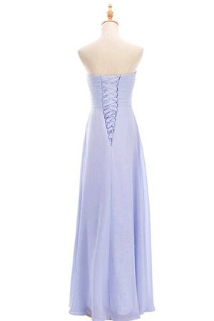 Normale Taille Chiffon Ärmellos Herz-Ausschnitt A-Line Brautjungfernkleid