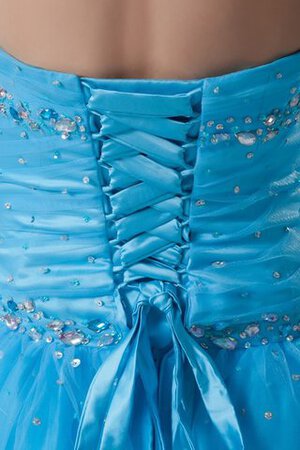 Duchesse-Linie Gerüschtes Quinceanera Kleid mit Herz-Ausschnitt mit Rücken Schnürung