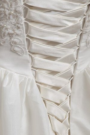 Satin Vorn Kurz Hinten Lang Plissiertes Luxus Romantisches Brautkleid