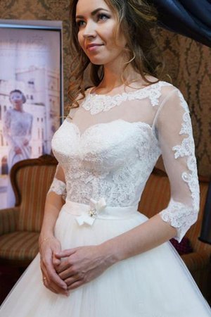 Funkelnd Pompöse Formelles Luxus Brautkleid mit Rücken Schnürung