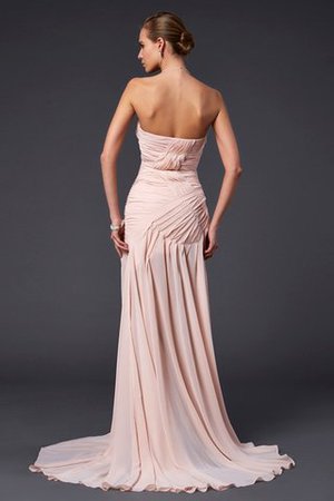 Normale Taille Sweep Train Enges Anständiges Abendkleid mit Plissierungen