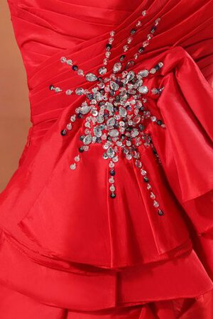 Paillettenbesetztes Meerjungfrau Stil Sexy Abendkleid mit Herz-Ausschnitt aus Taft