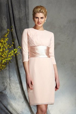 Die Pflege eines perlenbesetzten Brautkleides ist wie die Erhaltung 9ce2-x6nnl-3-4-lange-armeln-etui-chiffon-mini-brautmutterkleid-mit-schaufel-ausschnitt