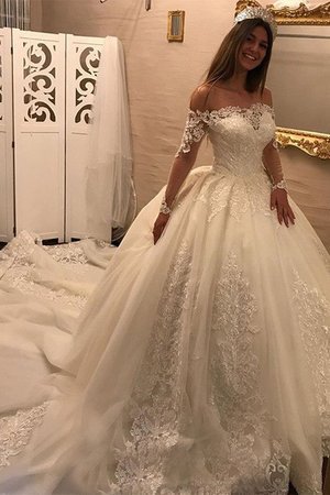 Tüll Faszinierend Dom Normale Taille Elegantes Brautkleid