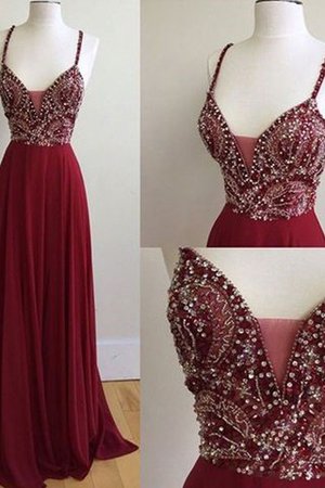 Normale Taille Ärmelloses Prinzessin A-Linie Bodenlanges Ballkleid