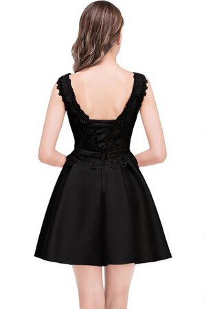 A Linie Engelhaft Halle Mini Cocktailkleid mit Schmetterlingsknoten