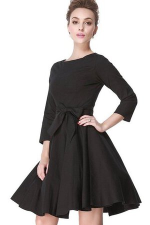 Normale Taille Chiffon Kurzes Knielanges Brautjungfernkleid mit Herz-Ausschnitt