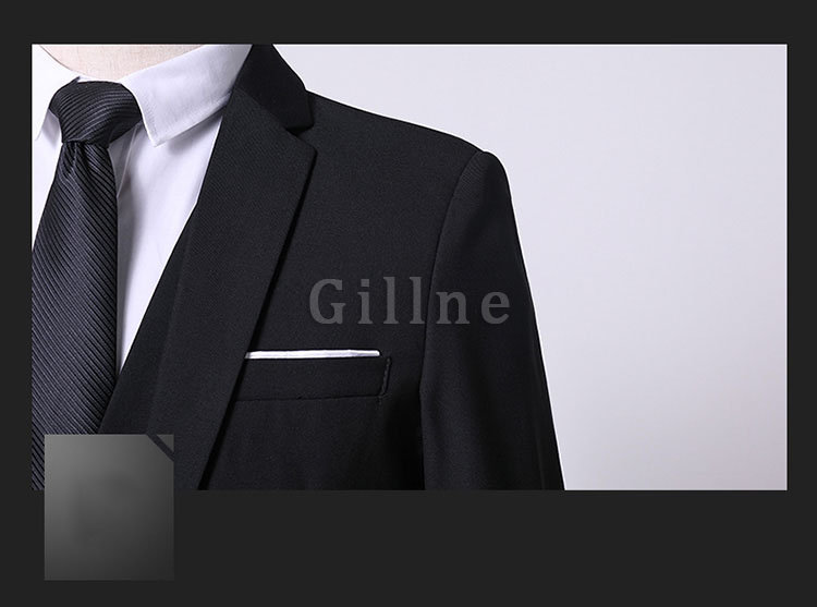 Homme Männer Anzug Business Formale Casual Kostüm Slim Fit Hochzeit