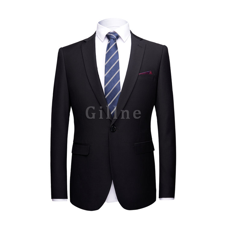 Blazer Masculino Slim Fit Anzug Schwarz Business Formale Jacken