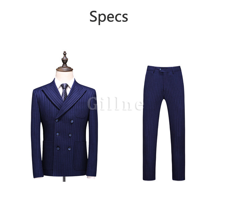 Anzüge Blazer Hosen Große Größe Slim Fit Hochzeit Mann Business