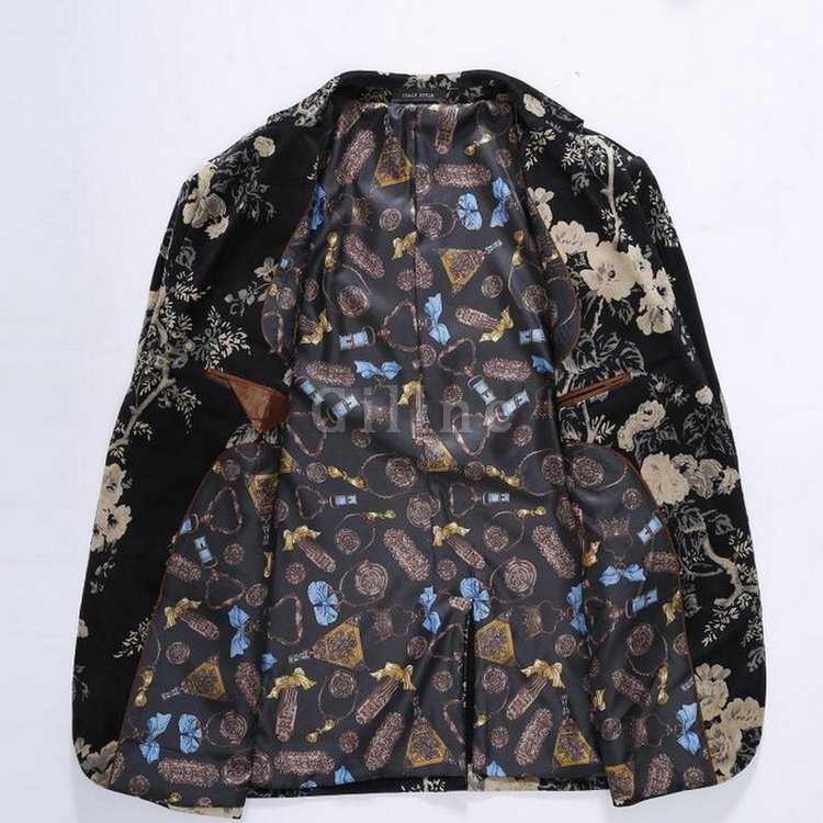 Blazer Print Blazer Masculino Floral Neue Jaqueta Masculina