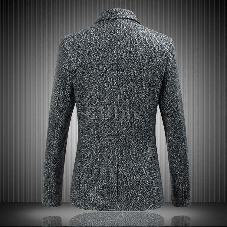 Mantel Männer Casual Boutique Anzug Blazer Einzigen Taste Mode