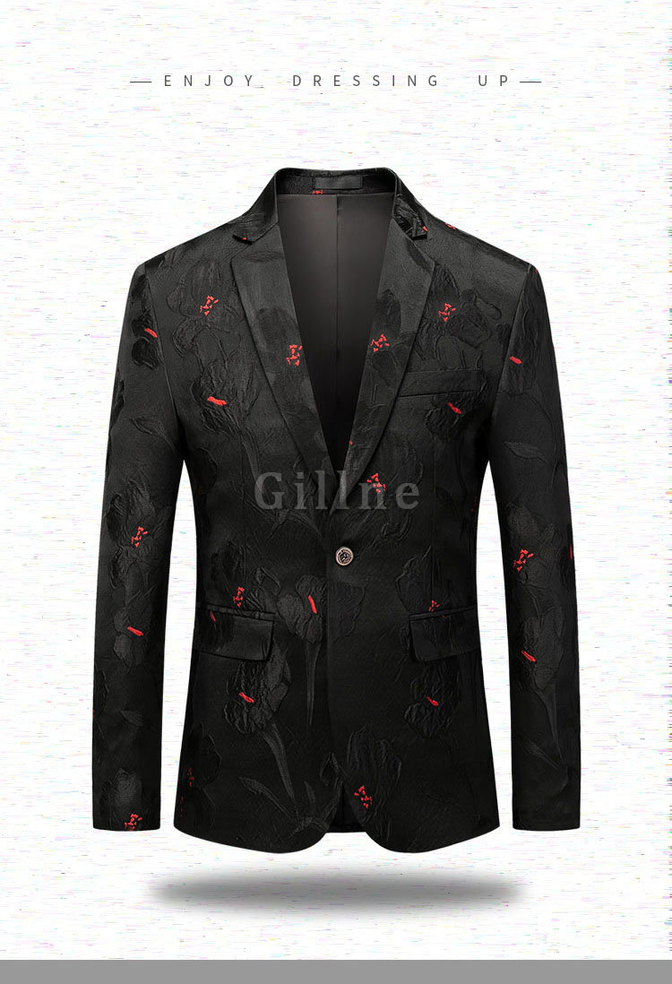 Party Kleid Formelle Blazer Casual Slim Fit Single Button