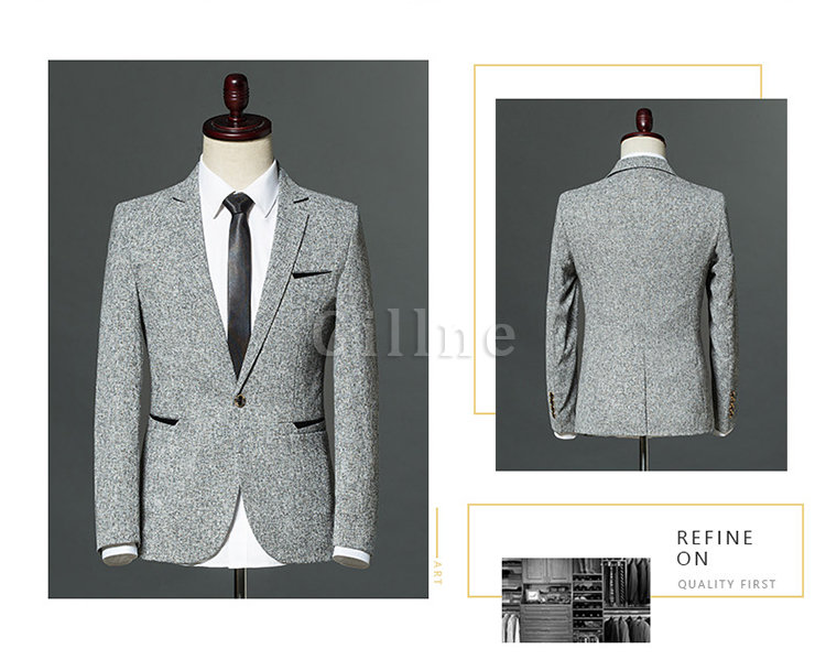 Mode Business Anzug Casual Boutique Anzug Jacke Neue Männer Anzug