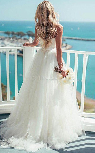 Duchesse-Linie Extravagantes Schick Romantisches Brautkleid mit Plissierungen