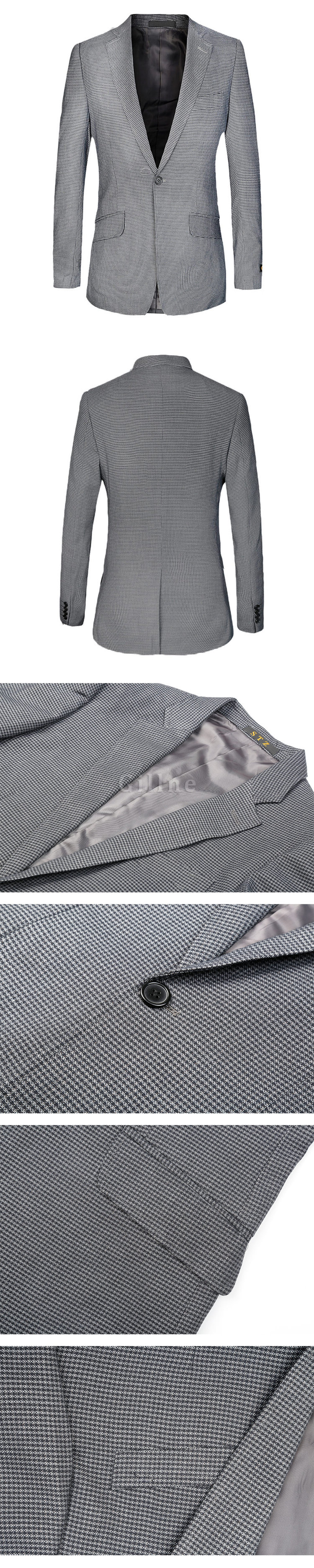 Männer Jacken One Button Männlich Slim Fit Blazer