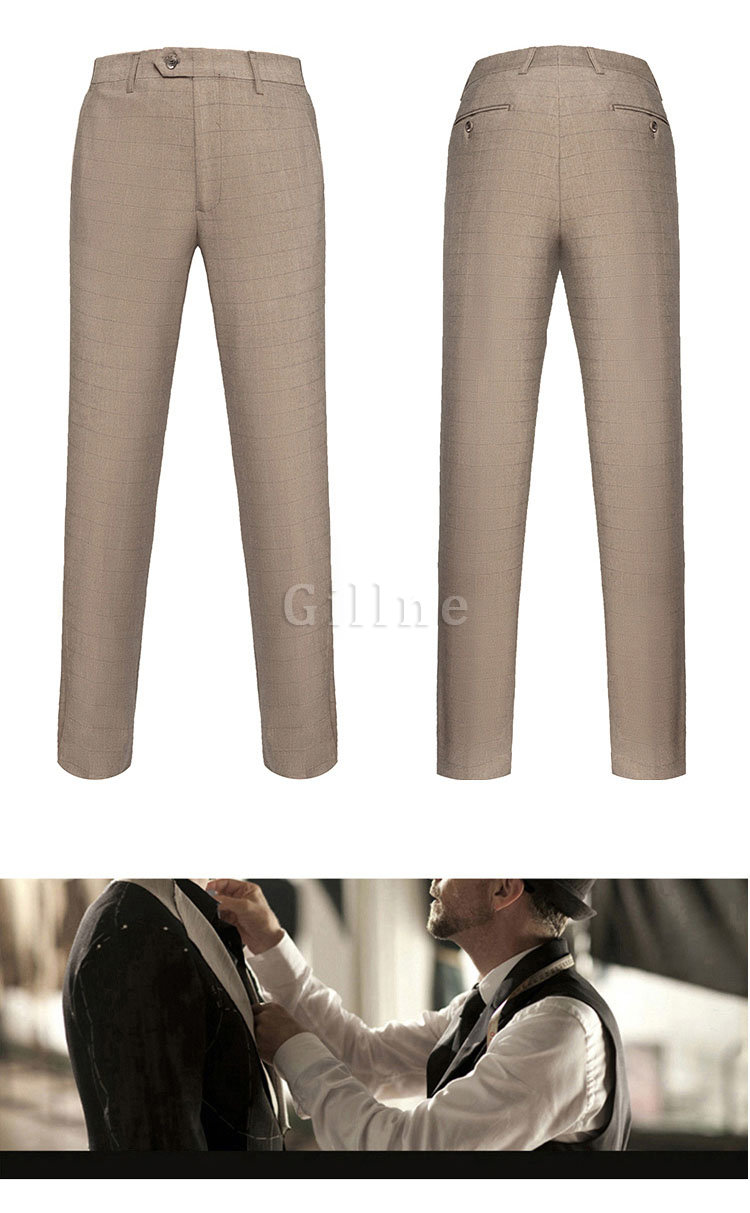 Klassische Weste Blazer + Hosen Mode Hochzeit Smoking