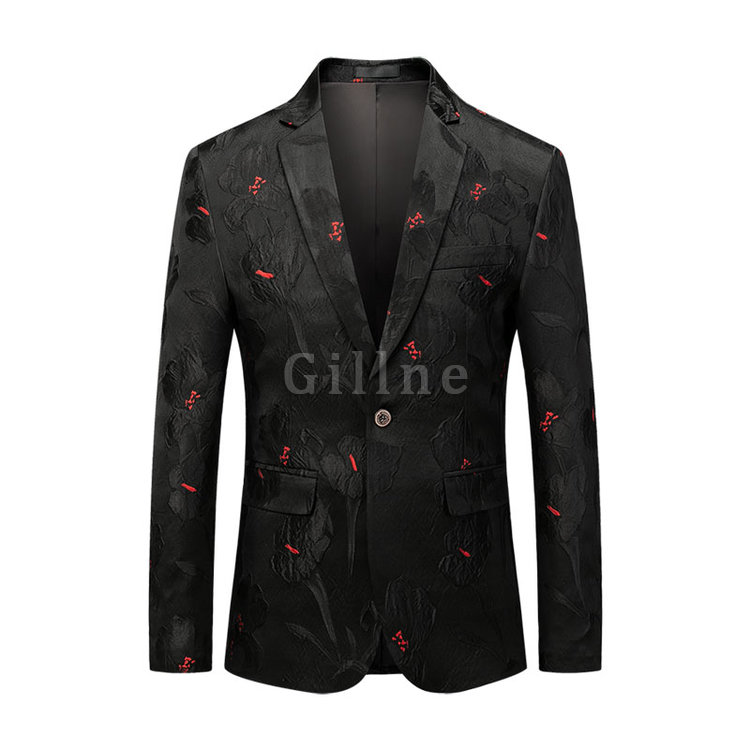 Party Kleid Formelle Blazer Casual Slim Fit Single Button