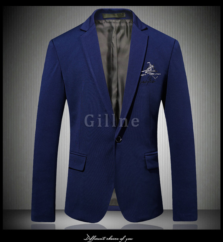 Männliche Mode Blazer Jacke Neue Männer Casual Kleid