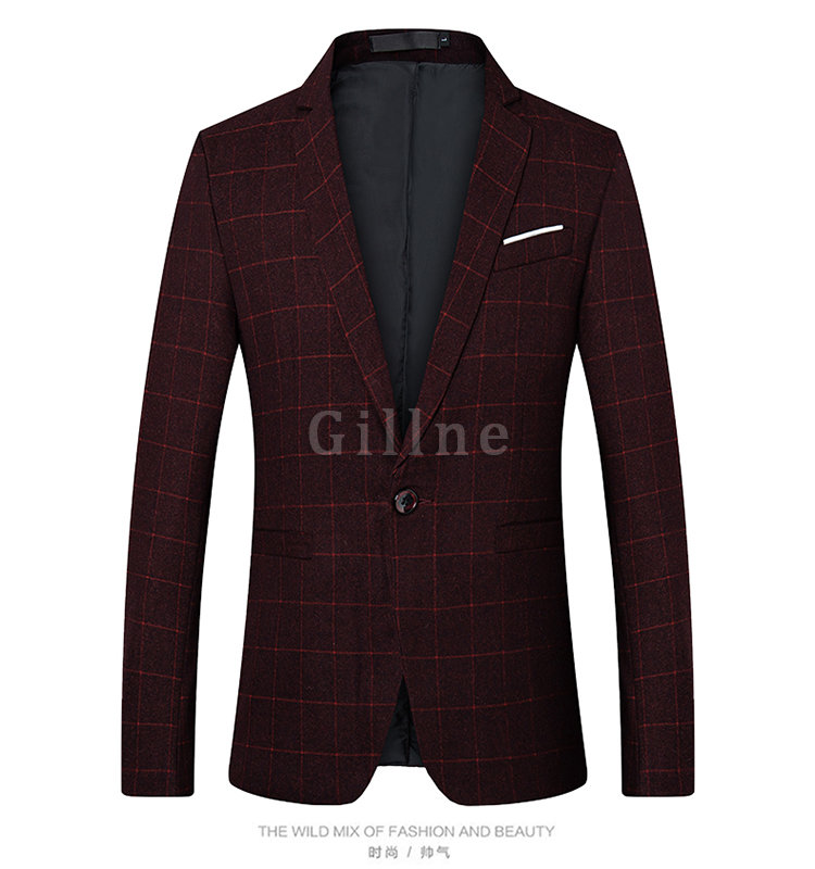 Formal Treffen Casual Jacke Luxus Blazer Masculino