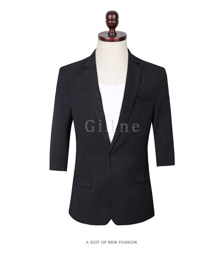 Terno Masculino Slim Fit Anzüge Halben Blazer Neue